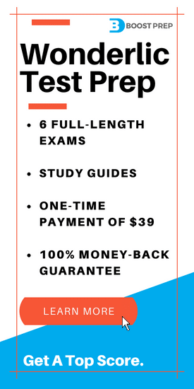 BoostPrep Wonderlic Prep Course Ad