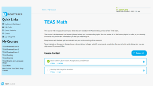 BoostPrep TEAS Lesson Example