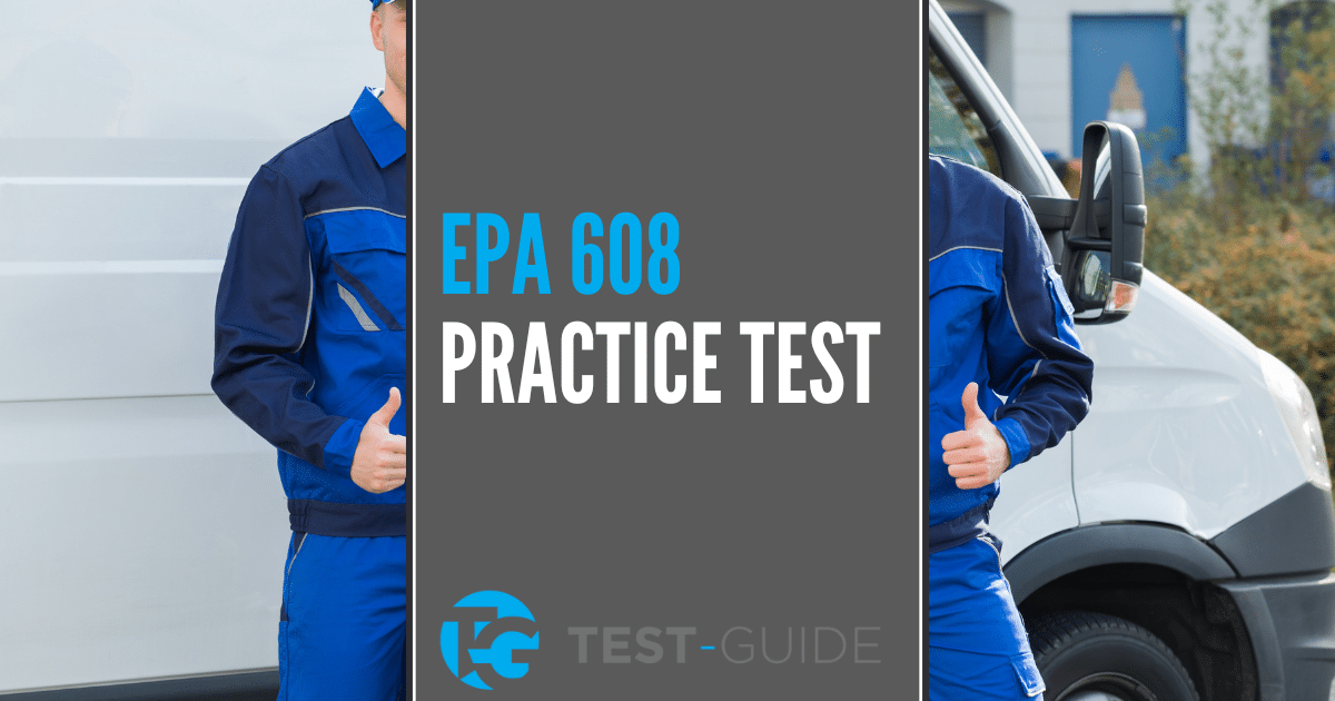 Free EPA 608 Practice Test 4+ Exams