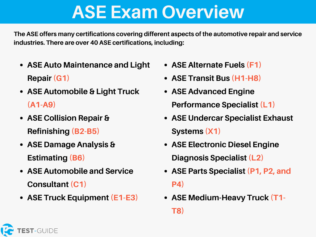 ASE Exam Overview