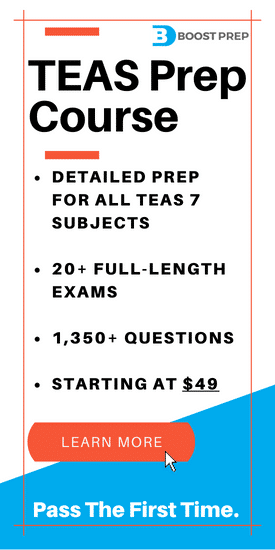 BoostPrep TEAS Prep Course Ad