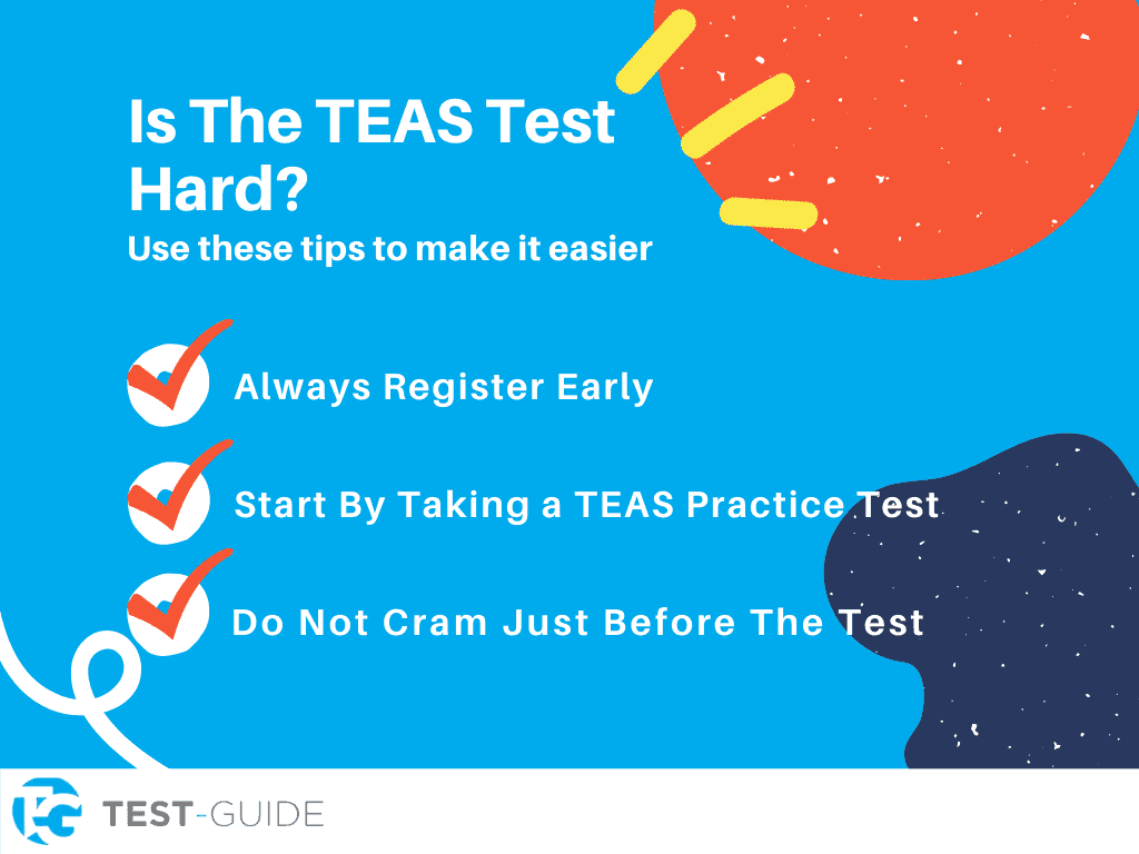 An image sharing some tips to make the TEAS exam easier