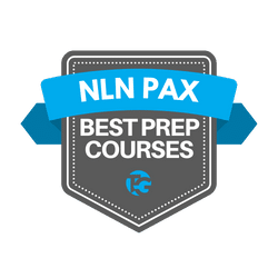 a badge showcasing our #1 ranked NLN PAX prep course