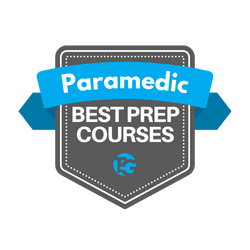 A badge showcasing our recommended pick for paramedic prep courses